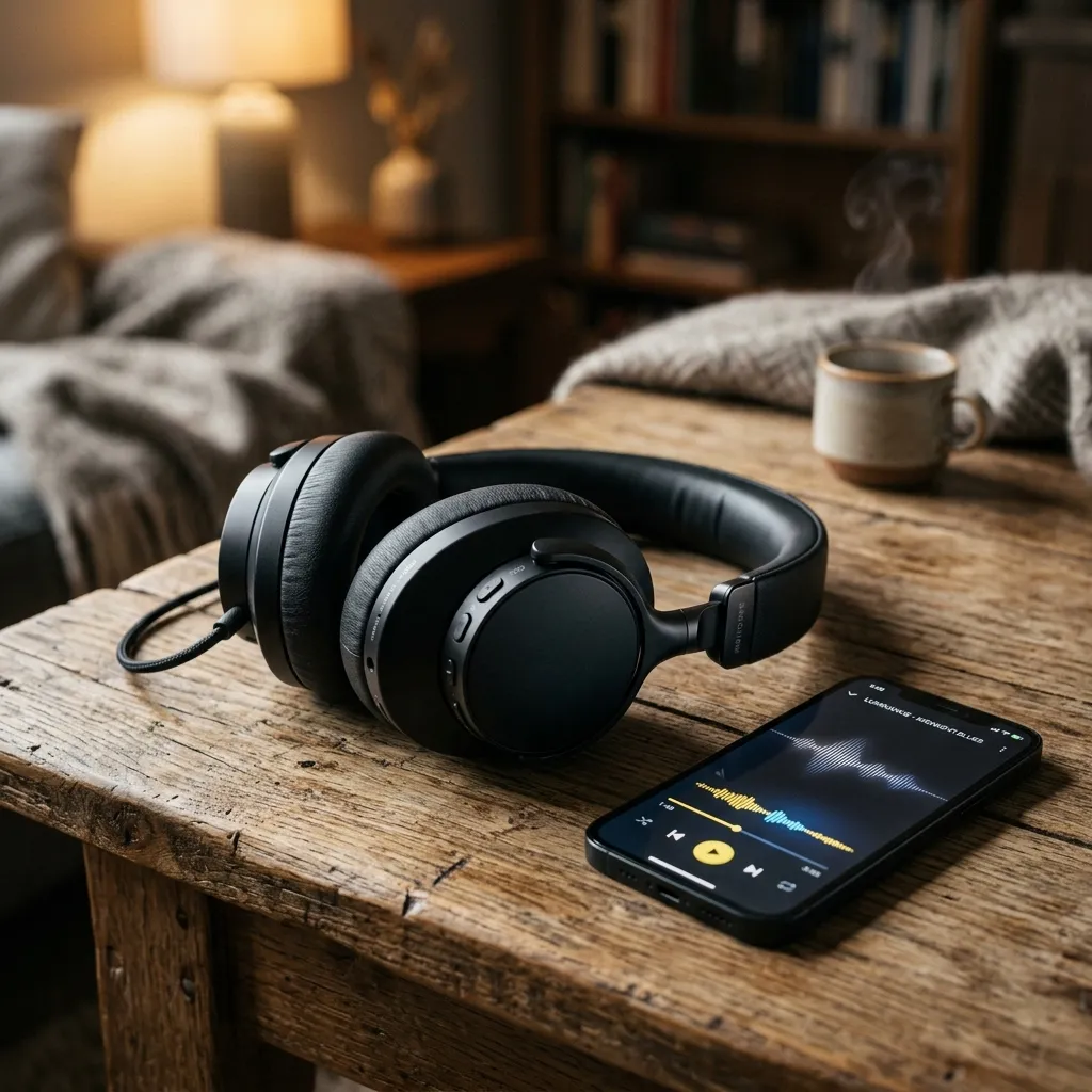 Fig 1. Over-ear headphones are highly recommended for precise binaural carrier wave delivery.