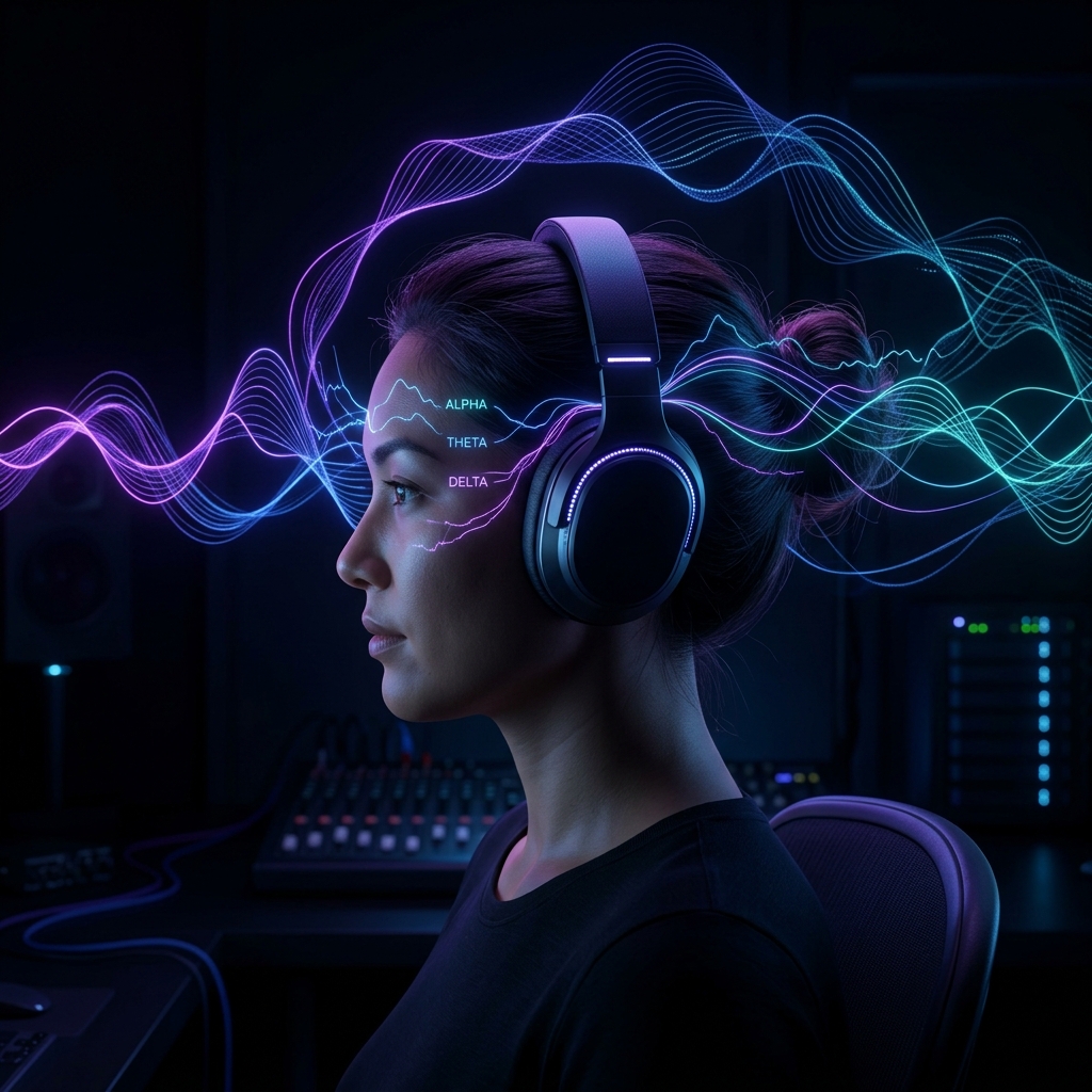 Visualizing neural frequency synchronization and auditory entrainment