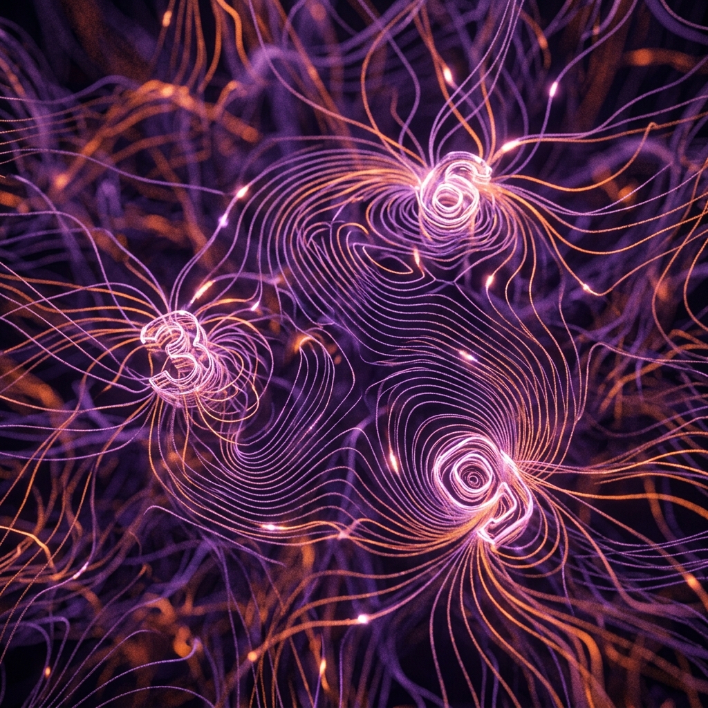 Quantum Field of energy strings showing vibrational alignment