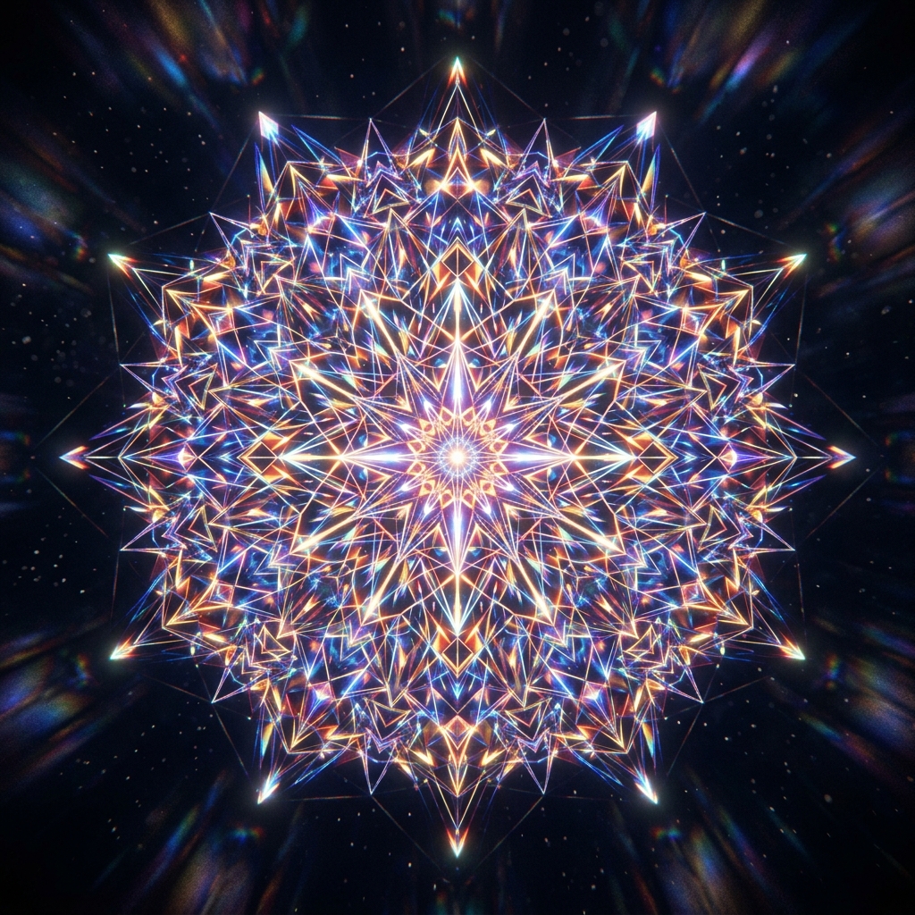 Pulsing Kaleidoscope Light Pattern for optoelectronic entrainment