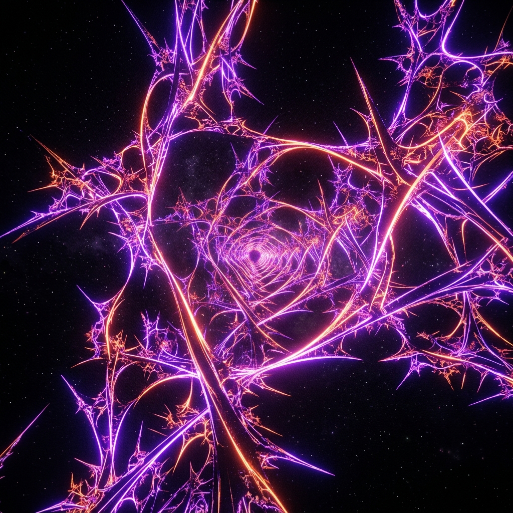 Infinite Self-Similar Mathematical Fractals preventing neural habituation
