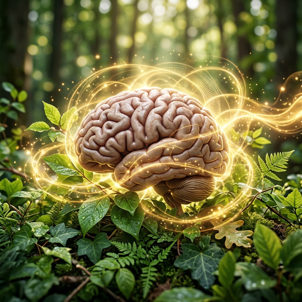 Leaves and Energy Neuro-Regulation in a plant-based lifestyle