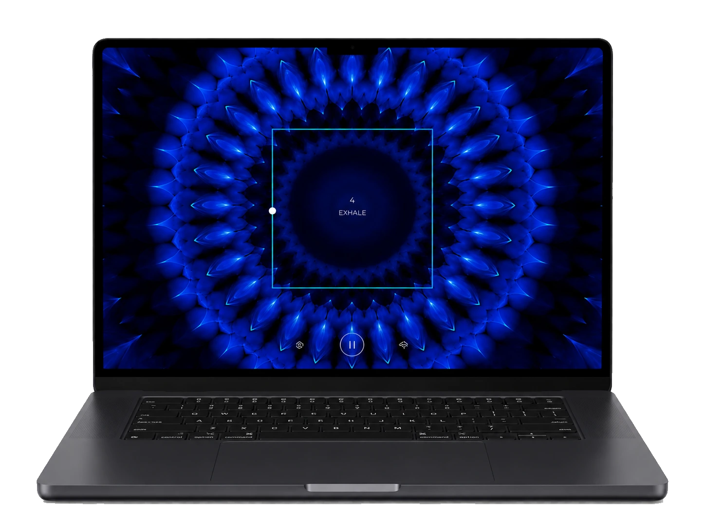 Mistikist Macbook Breathing Blue Session Mockup