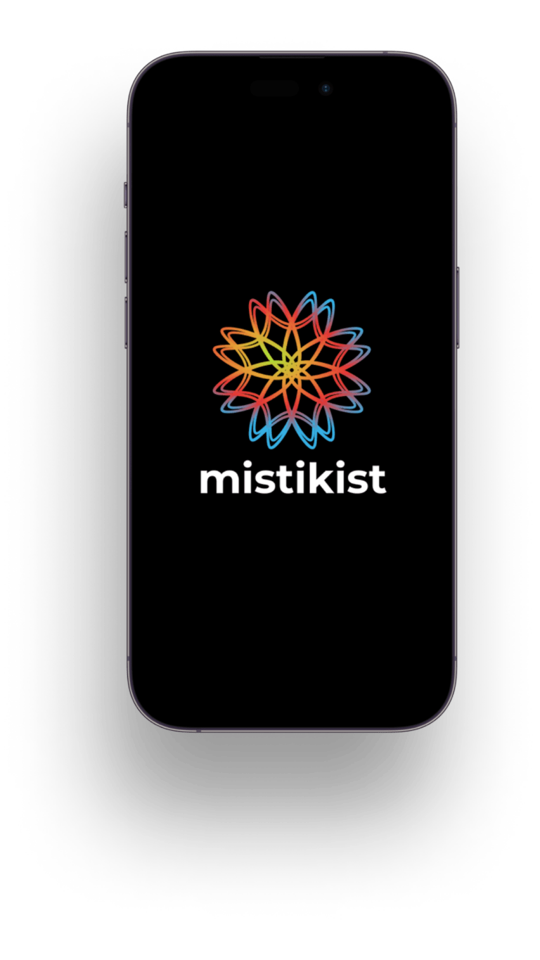 A mock-up image showcasing the Mistikist App, a comprehensive platform for meditation and relaxation. The image illustrates the visually appealing interface of the app, highlighting its integration of visual meditation techniques and binaural beats. Mistikist offers a wide range of meditation techniques, making it ideal for beginners and experienced practitioners seeking the best meditation practices. The app provides guided meditations for sleep, mindfulness exercises, and meditation sessions that can be practiced at home. By utilizing Mistikist, individuals can experience the benefits of enhanced mindfulness, reduced anxiety, and a sense of calmness. This image signifies the app's commitment to promoting meditation for beginners and experienced users, providing a calming and supportive environment for mindfulness practice.