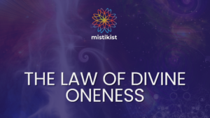 Illustration of interconnected energy and light representing the Law of Divine Oneness, emphasizing the unity of all beings in the universe.