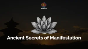 An evocative visual representing the neuroscience of manifestation, featuring kaleidoscopic patterns and brainwave symbols that illustrate the process of reprogramming the subconscious mind and achieving vibrational alignment through the Mistikist app.